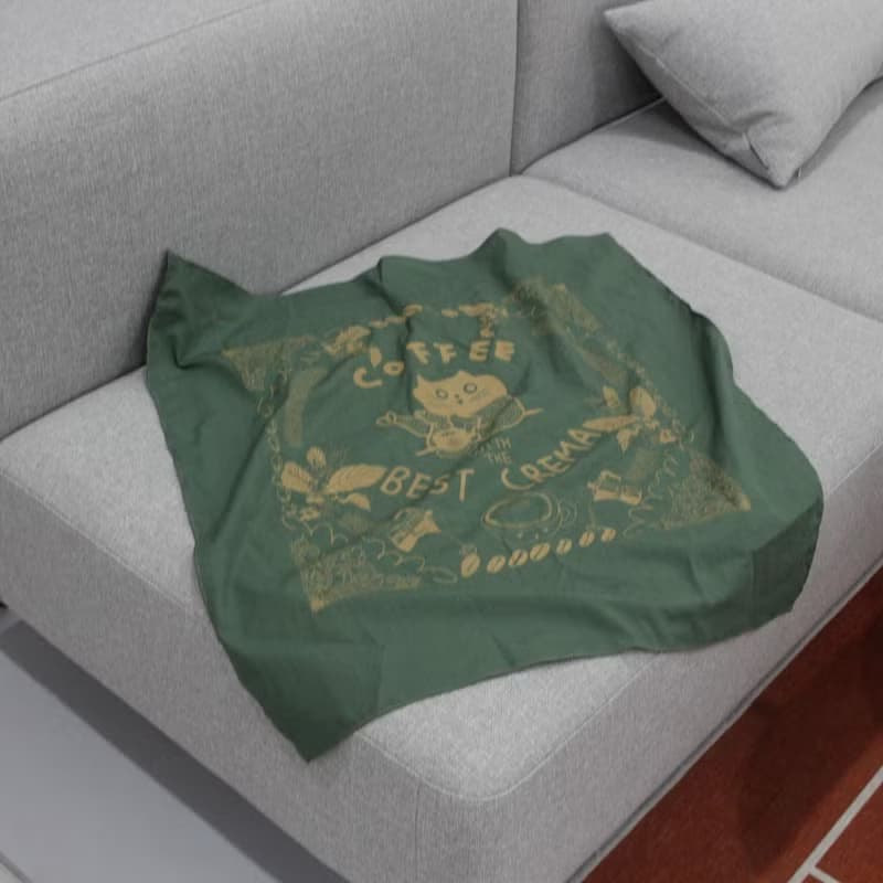 (JayeonStore Silk Screen Bandana Project) Coffee with good crema