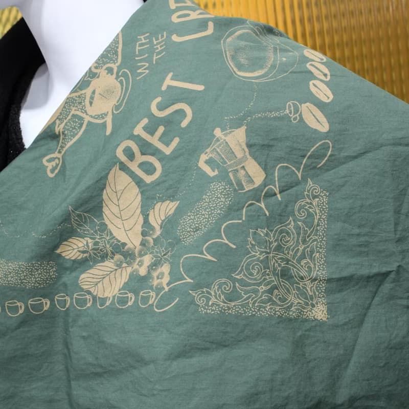 (JayeonStore Silk Screen Bandana Project) Coffee with good crema