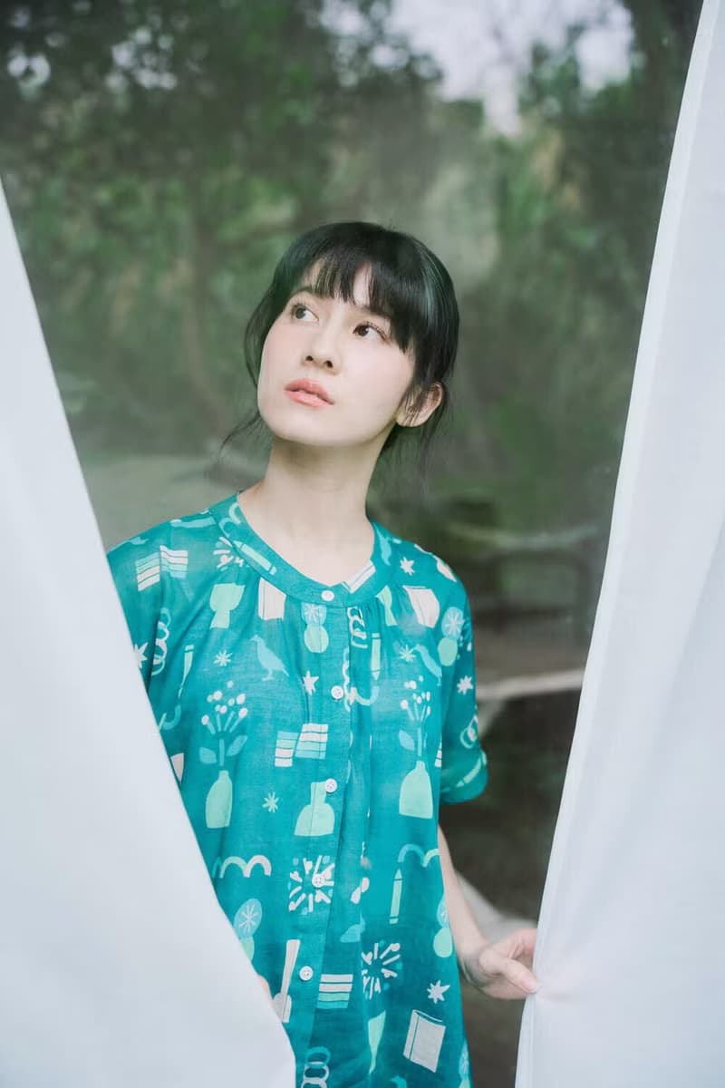 印花樂X連俞涵 透膚寬版上衣/閒暇時光/常磐松/山羌閱覽室