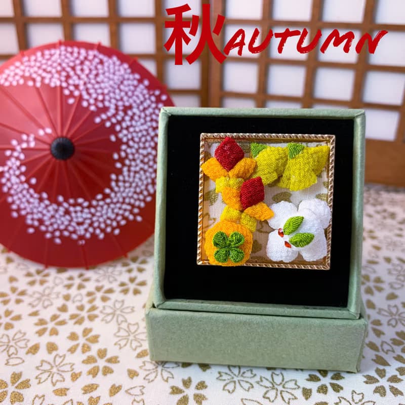 (點心 和菓子) 細工布花 髮飾馬尾扣/項鍊 趣緻可愛 和風