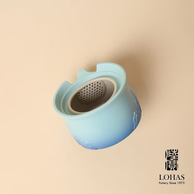 陸寶 遠山隨手泡 1壺1杯+便攜包 旅行茶具