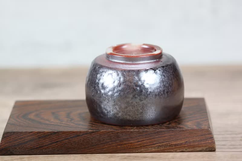 【送禮好物】天然落灰 柴燒茶碗 茶杯 名家葉敏祥手作 220ml
