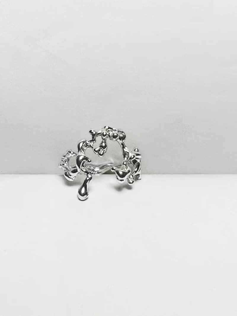 圓滿或缺憾 紋路純銀戒指