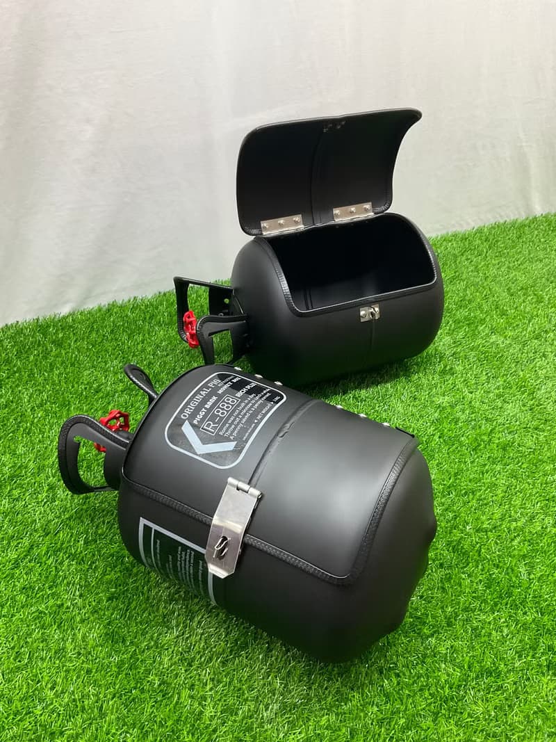 工業風冷媒桶置物箱 瓦斯桶置物箱 機車置物箱 行李箱