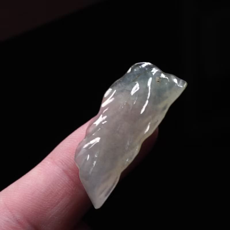 冰種翡翠隨形項鍊 | 天然緬甸玉翡翠A貨 | 送禮