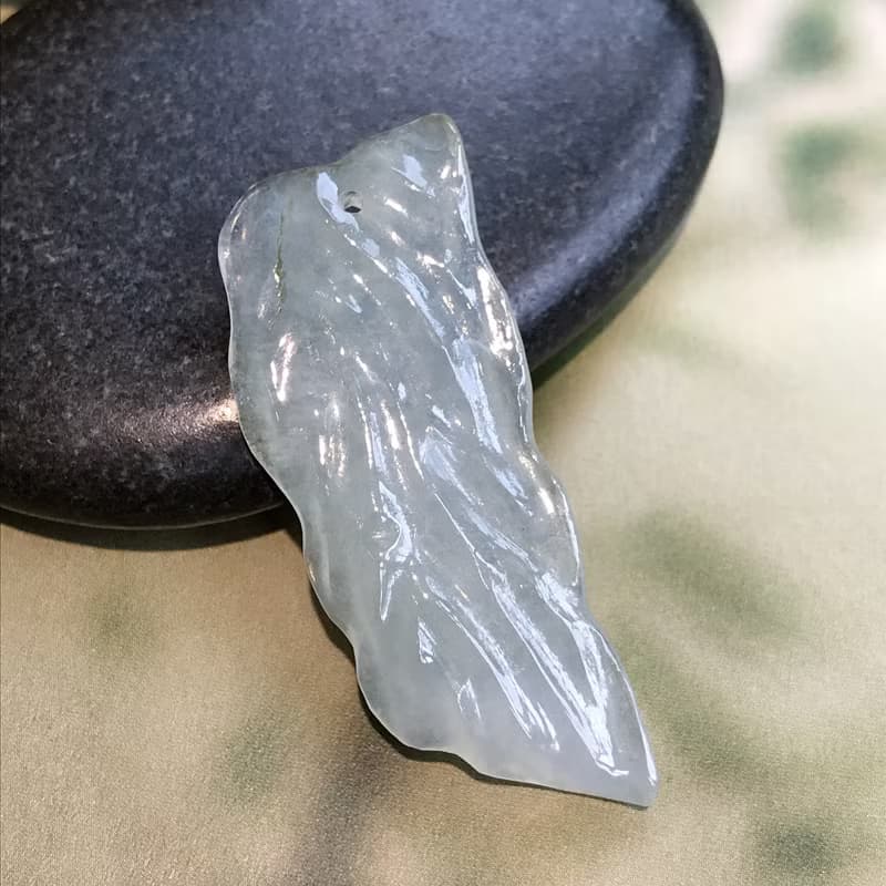冰種翡翠隨形項鍊 | 天然緬甸玉翡翠A貨 | 送禮