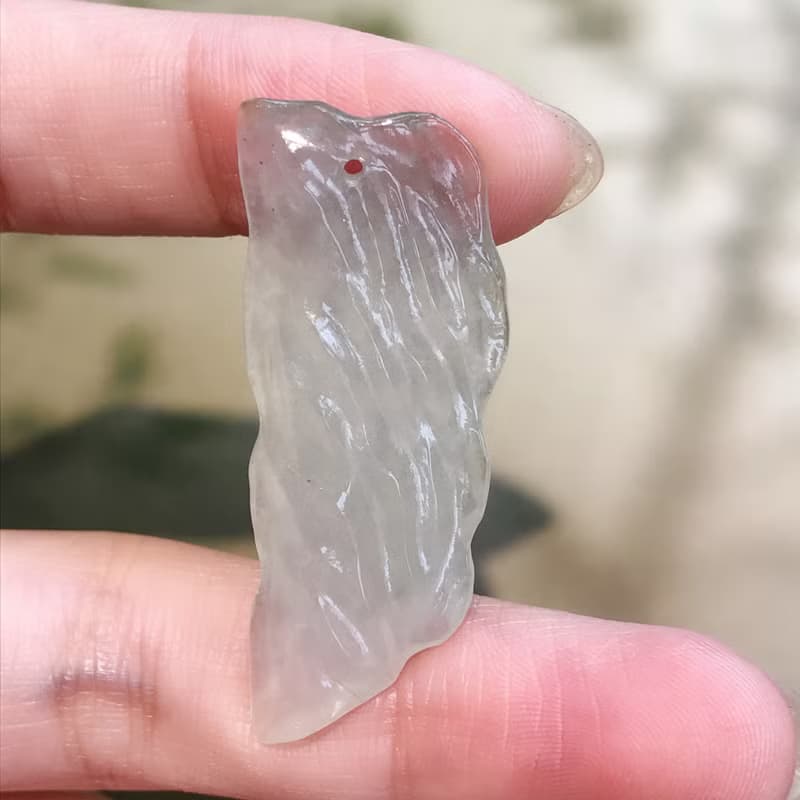 冰種翡翠隨形項鍊 | 天然緬甸玉翡翠A貨 | 送禮