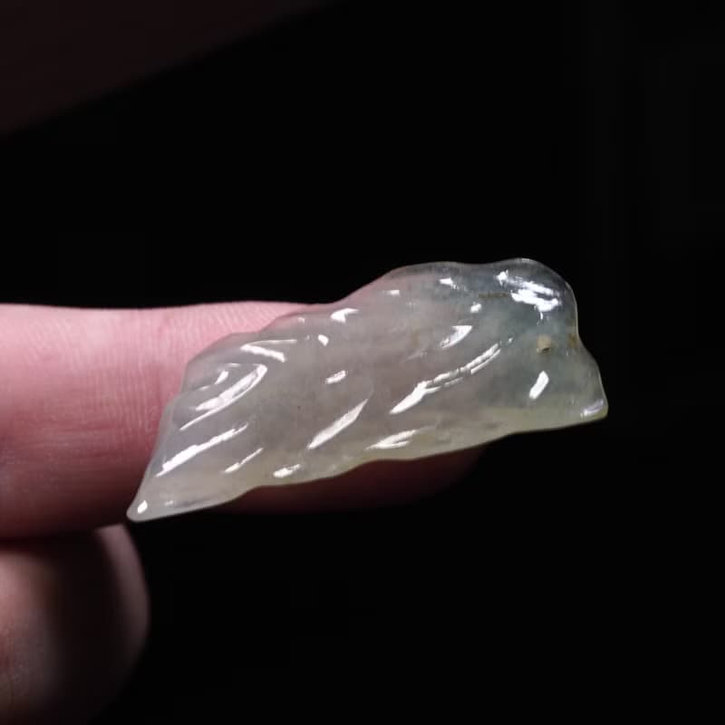 冰種翡翠隨形項鍊 | 天然緬甸玉翡翠A貨 | 送禮