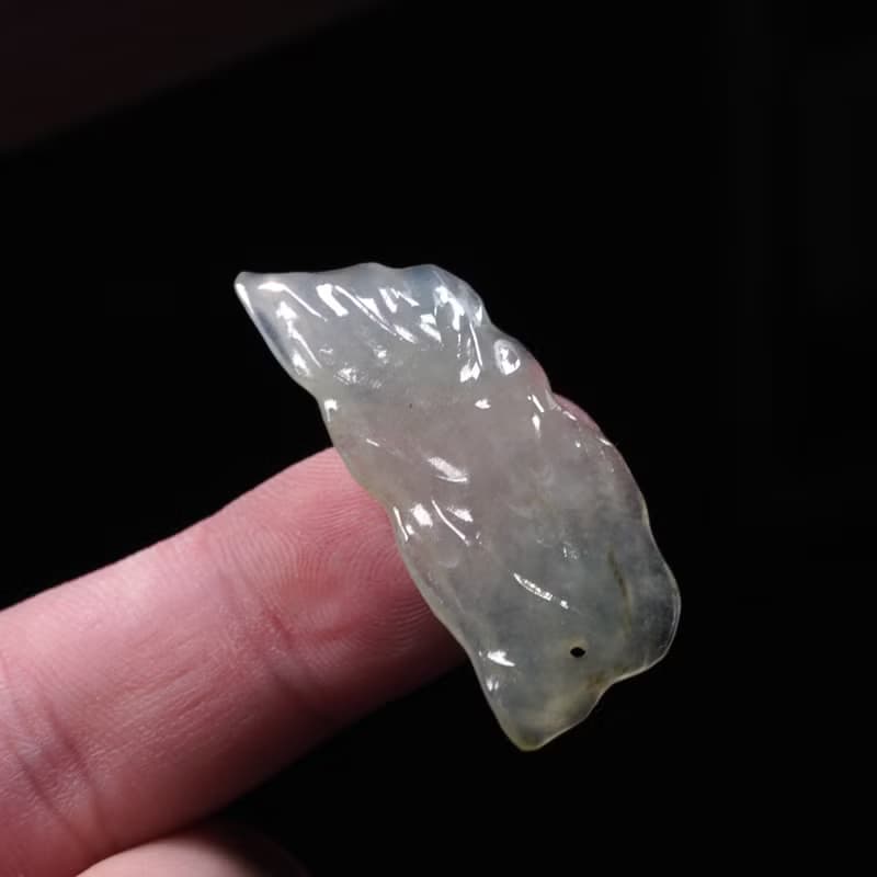 冰種翡翠隨形項鍊 | 天然緬甸玉翡翠A貨 | 送禮