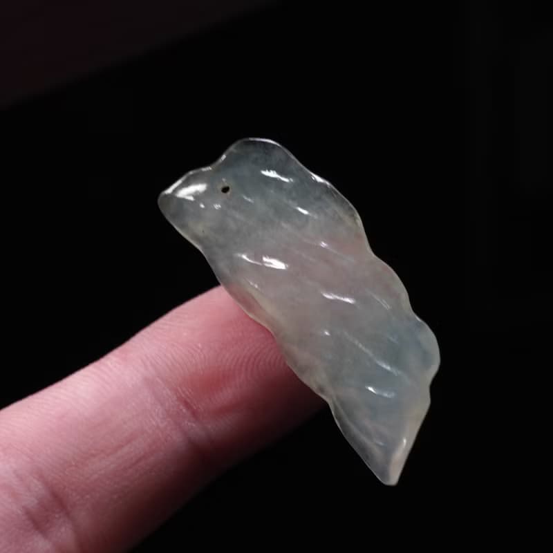冰種翡翠隨形項鍊 | 天然緬甸玉翡翠A貨 | 送禮