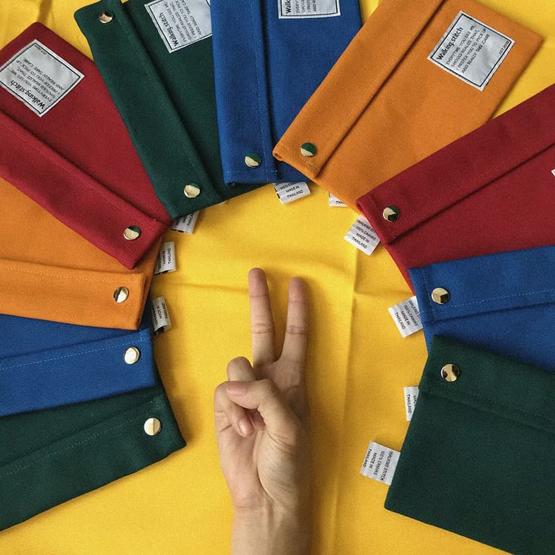 CLUTCH BAG HAWAII : MUSTARD