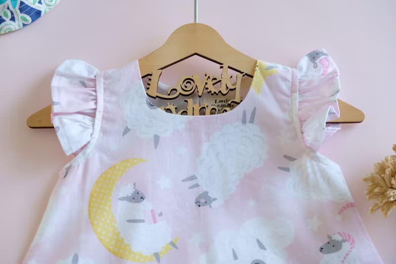 女童背心裙女孩連身裙童裝小朋友生日禮物手工製作