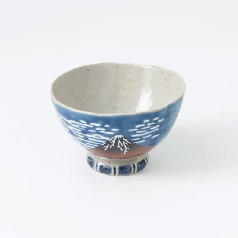 九谷燒-盃 北齋凱風快晴