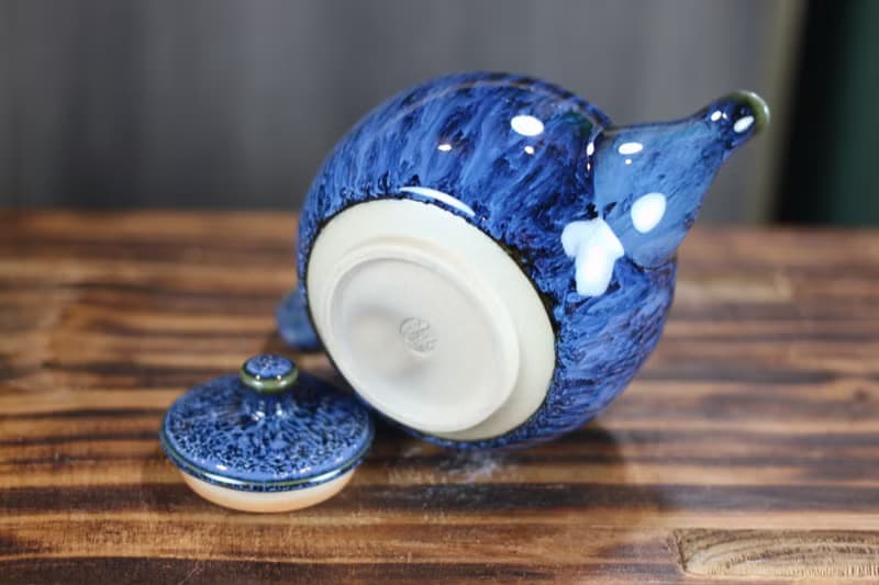 【送禮好物】240ml 湛海 天目釉 圓滿茶壺 鶯歌名家葉敏祥作品