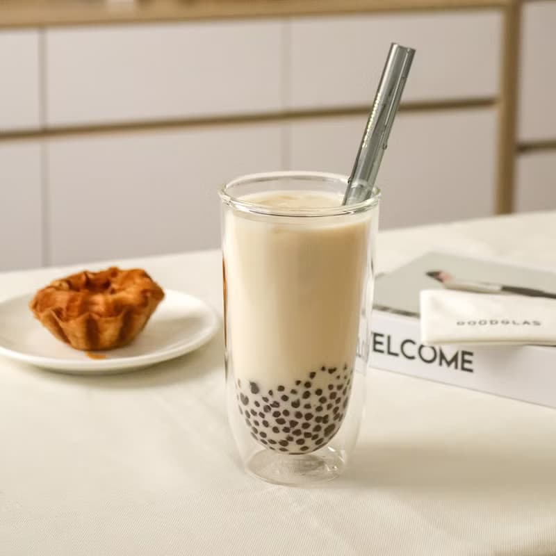 BOBA雙層玻璃杯