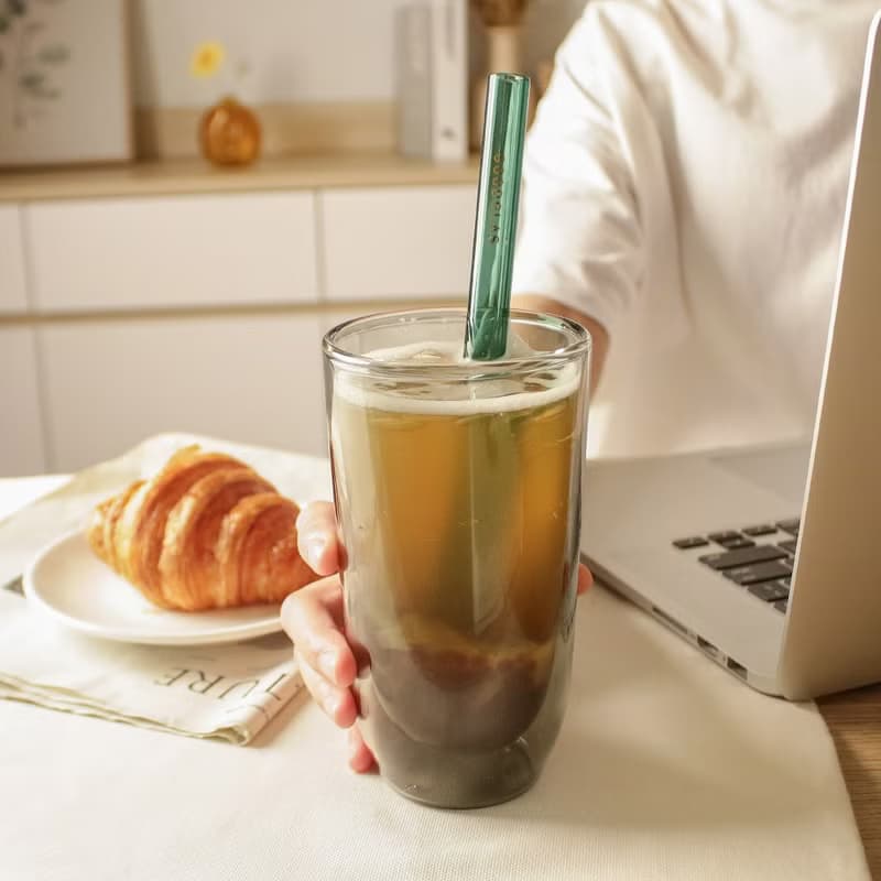 BOBA雙層玻璃杯