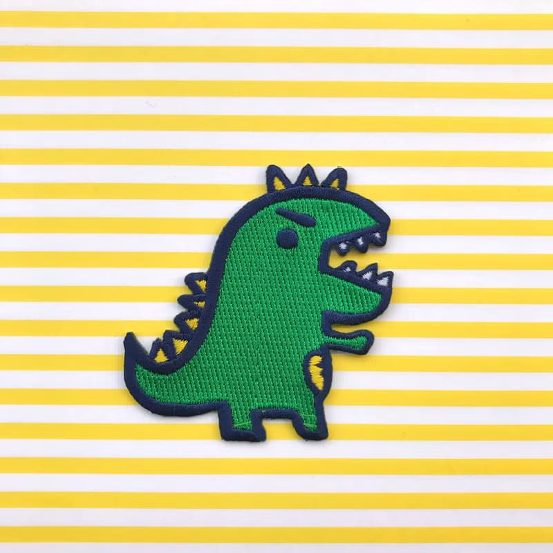 刺繡布貼 繡布燙 刺繡貼紙-可愛暴龍