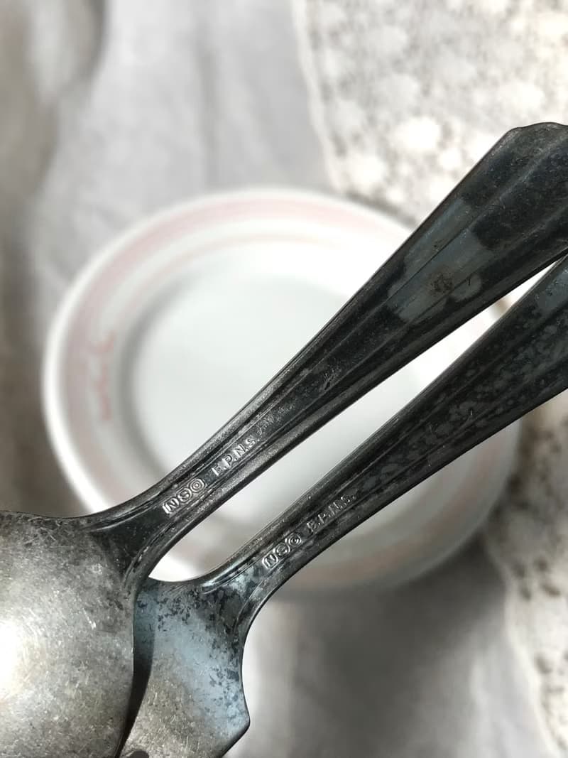 Vintage美國1934年製鍍銀兒童玩具 2件組