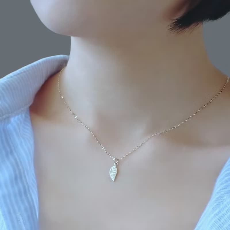 一葉知秋 14K GF 包金項鍊 | 單戴或疊搭