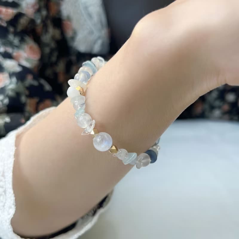 【生命靈數9】月光石創作手鍊