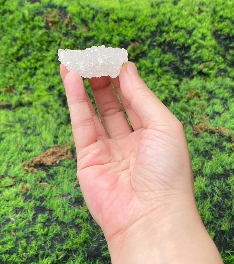 能量擺飾-天然純淨白色可愛魚眼石原礦 療癒 開運 快速出貨