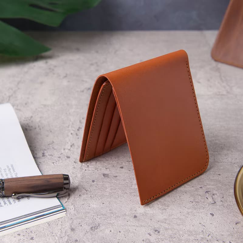 經典東西短夾 EW Wallet / 淺棕 Tan