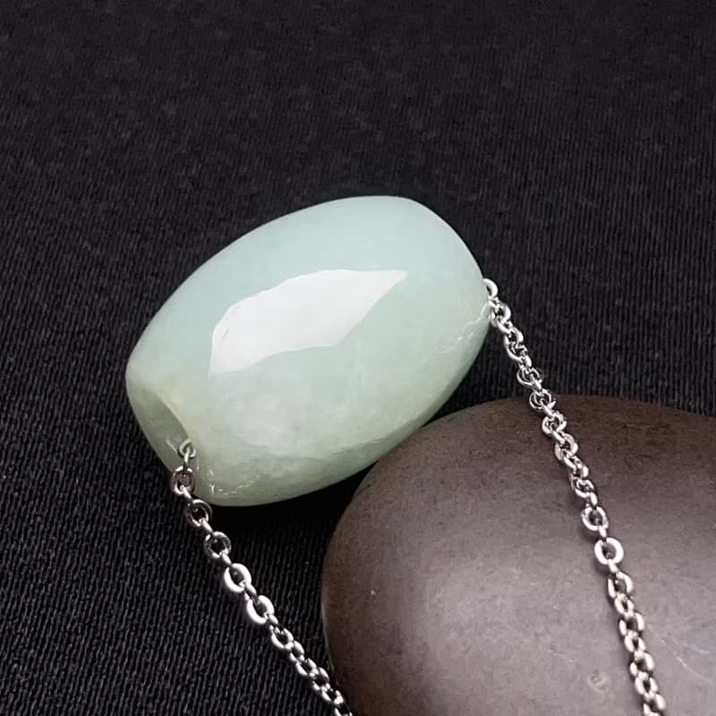 冰糯綠翡翠路路通項鍊 | 天然緬甸玉翡翠A貨 | 送禮