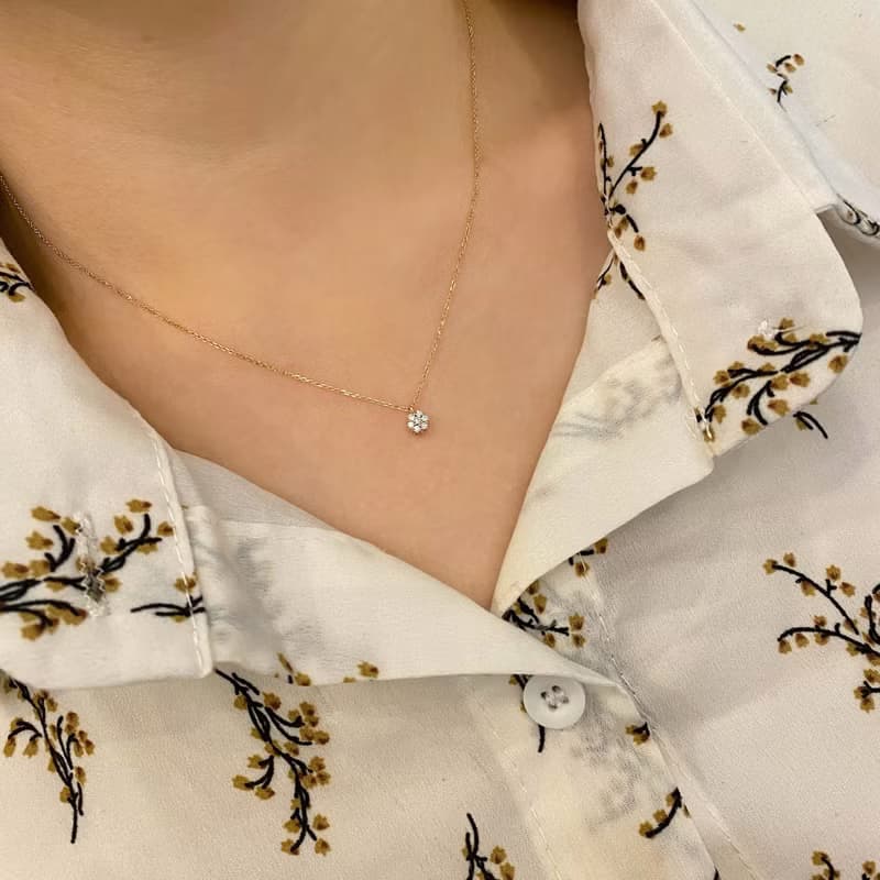 14K | 冬至的光_項鍊