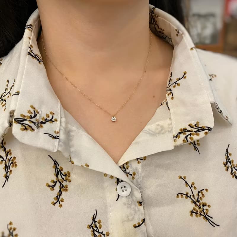 14K | 冬至的光_項鍊