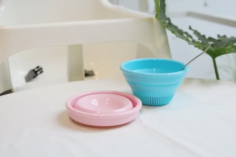 【dr.Si 矽寶巧】寶貝碗 矽膠碗 折疊碗