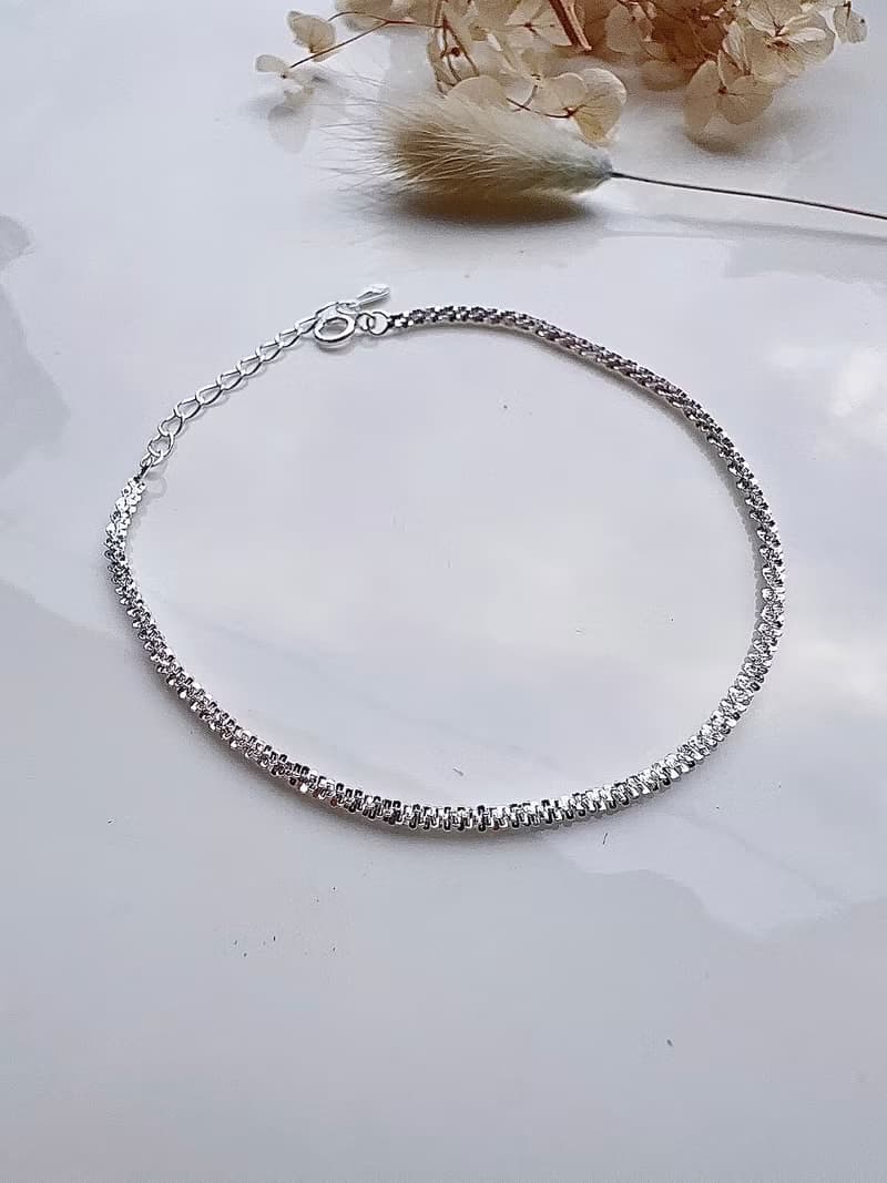 心忱-編織碎片 純銀手鍊