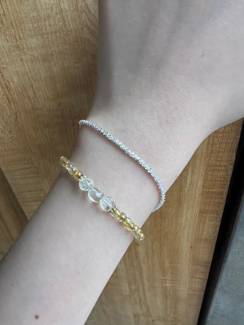 心忱-編織碎片 純銀手鍊