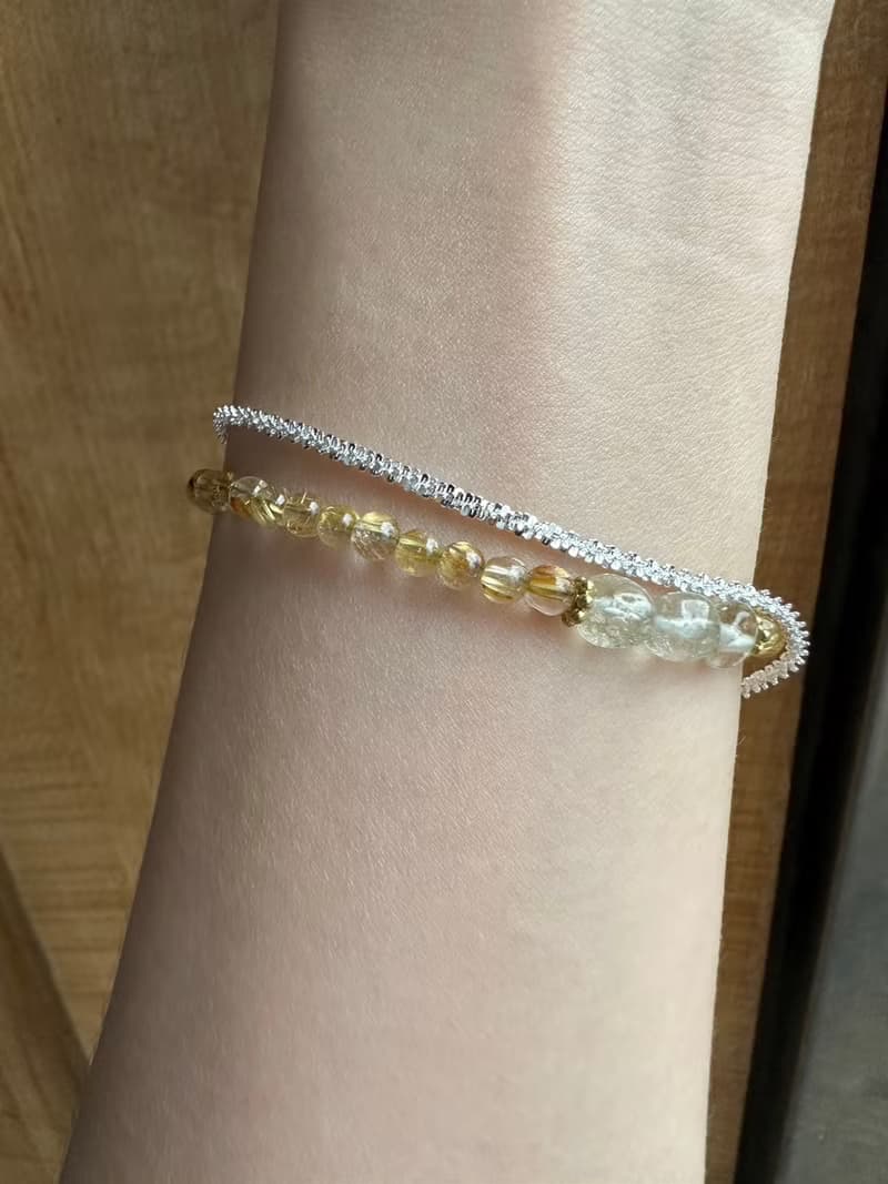 心忱-編織碎片 純銀手鍊