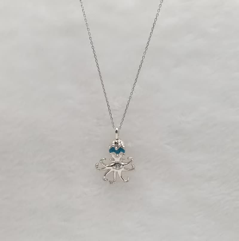 水瓶座項鍊 / 925純銀項鍊 / 純手工製作