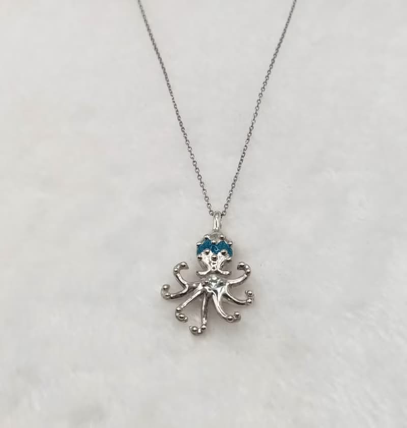 水瓶座項鍊 / 925純銀項鍊 / 純手工製作
