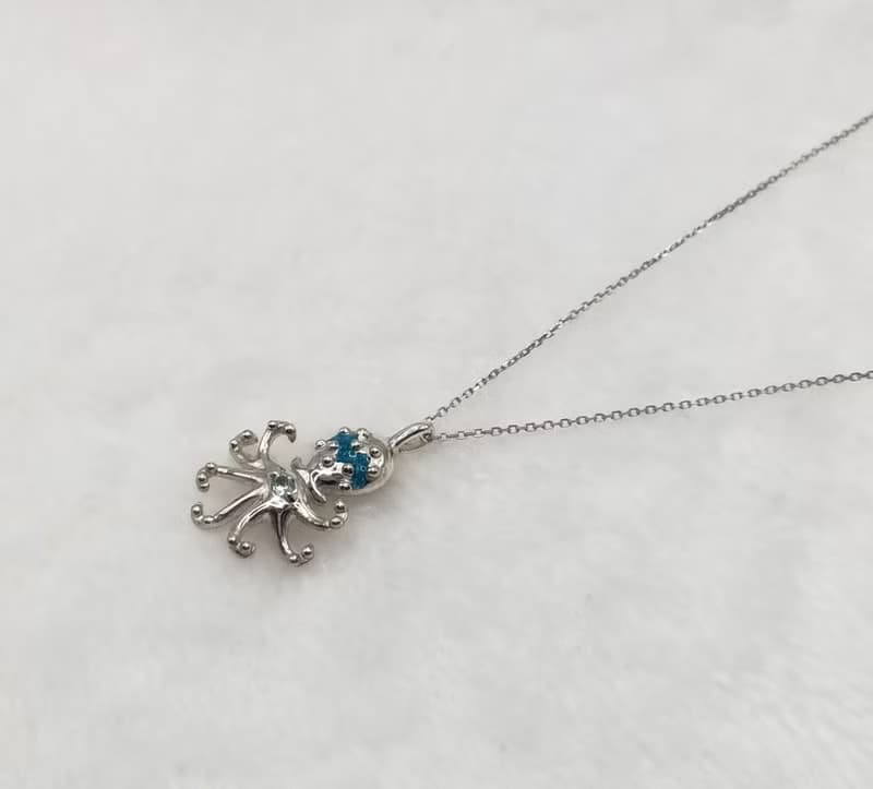 水瓶座項鍊 / 925純銀項鍊 / 純手工製作