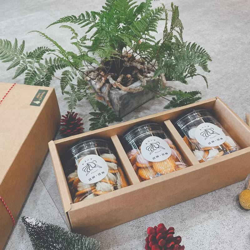 自然菓萃蛋白霜餅乾 / 瑪琳瑪琳 經典3入禮盒