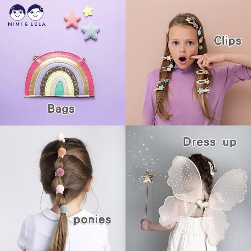 英國Mimi & Lula_AW25_俏皮小貓髮夾收納掛飾