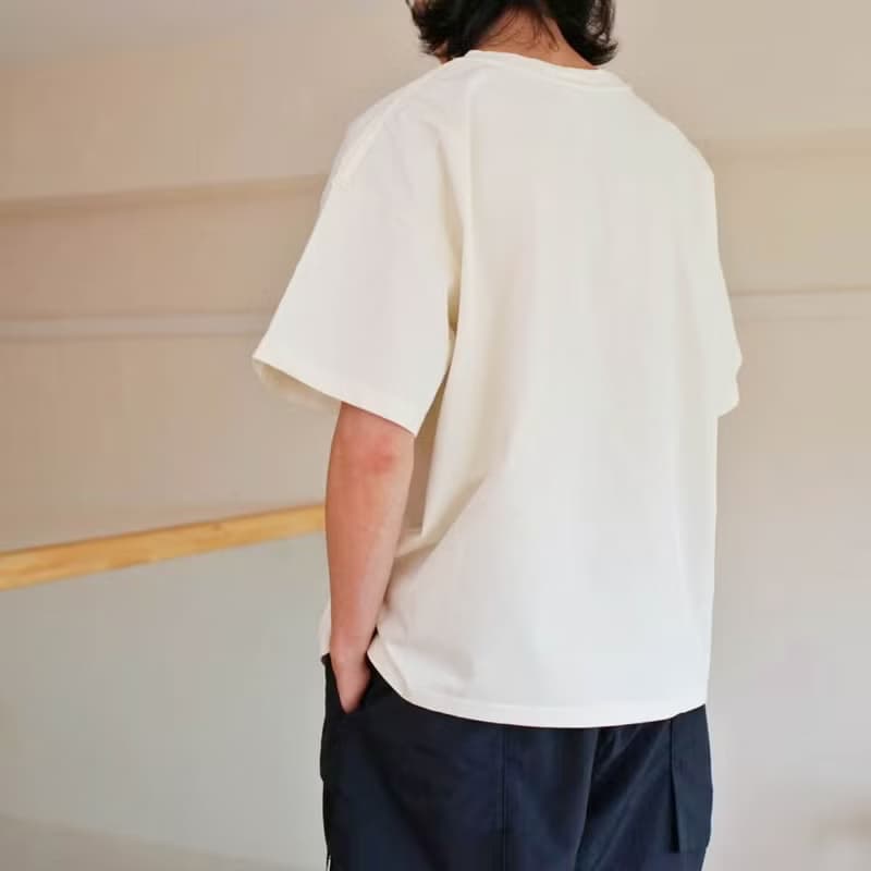 oversize寬版落肩重磅320g中性短袖T / 簡約 / 情侶 / 素色