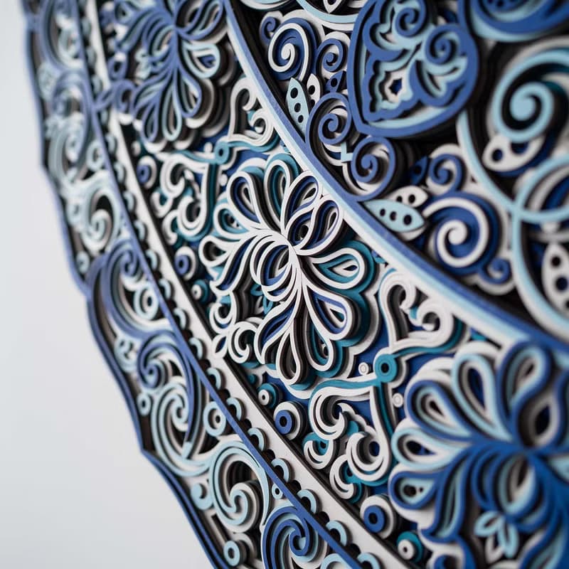 如花盛開|圓形客廳藝術掛畫餐廳掛畫新款輕奢高級立體畫