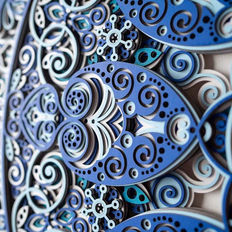 如花盛開|圓形客廳藝術掛畫餐廳掛畫新款輕奢高級立體畫