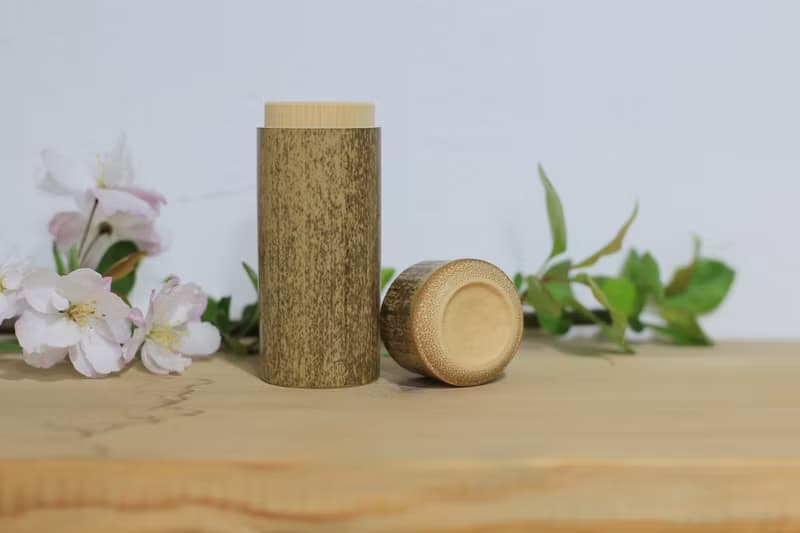 竹製品 | 小斑竹筒 | 茶筒 小物筒 | 手工打磨 自然健康