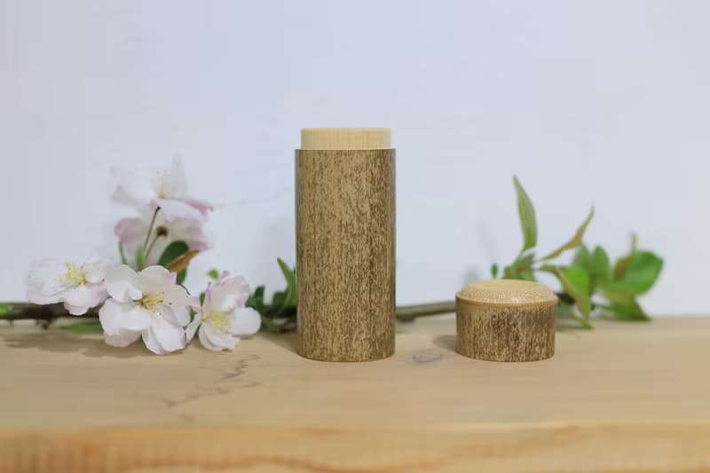 竹製品 | 小斑竹筒 | 茶筒 小物筒 | 手工打磨 自然健康