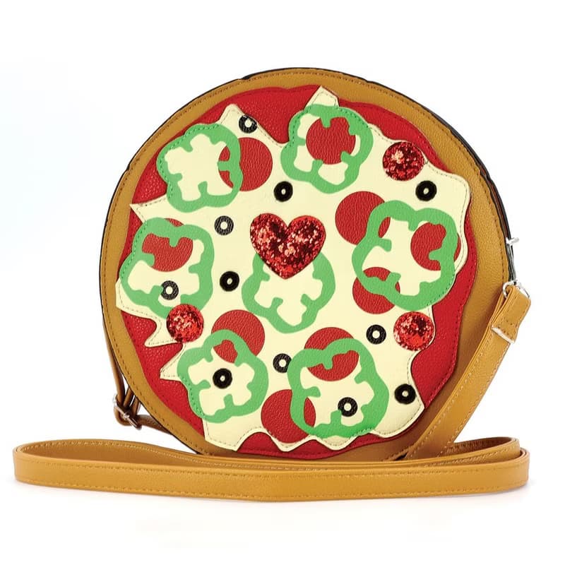 個人獨享圓形披薩PIZZA 斜揹包/斜背包/手機包 酷樂村