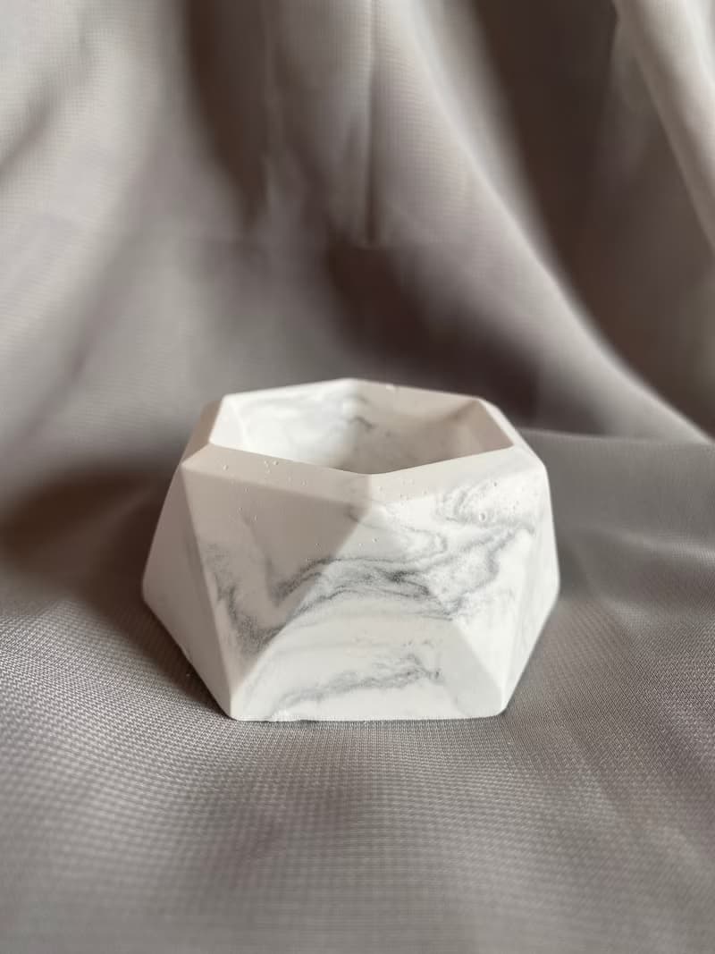 【擴香小物】水墨紋擴香石膏小盆器2入| 可加購發光底座