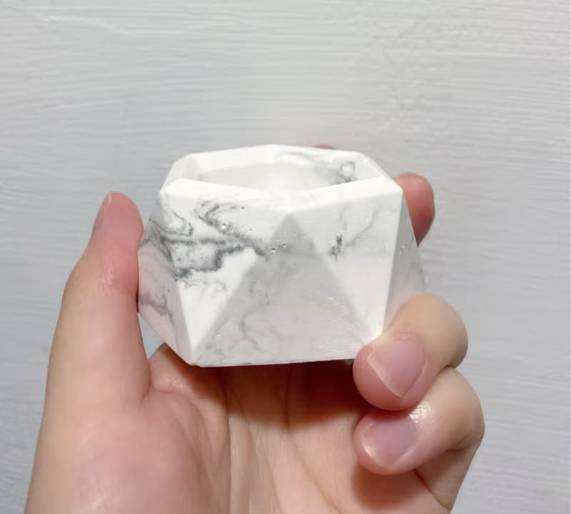 【擴香小物】水墨紋擴香石膏小盆器2入| 可加購發光底座