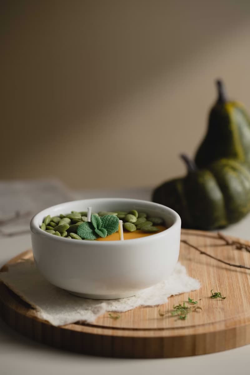 奶油南瓜湯 • 碗物蠟燭