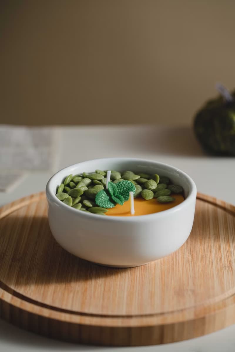 奶油南瓜湯 • 碗物蠟燭