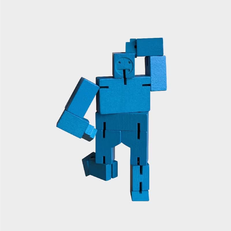 Cubebot 酷比人【經典迷你】木製變形積木機器人 益智設計玩具