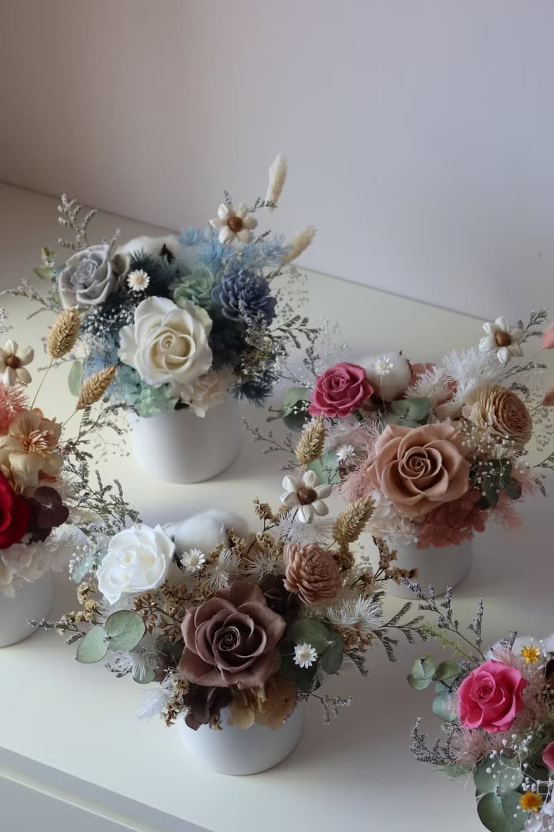 永生香氛桌花 開幕花禮 喬遷 辦公室小物